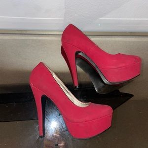 Red Pump Heels